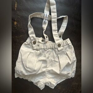 Adorable Cream Kids Overalls with Straps